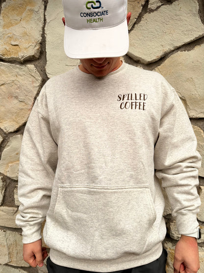 Spilled Cup Logo Crewneck