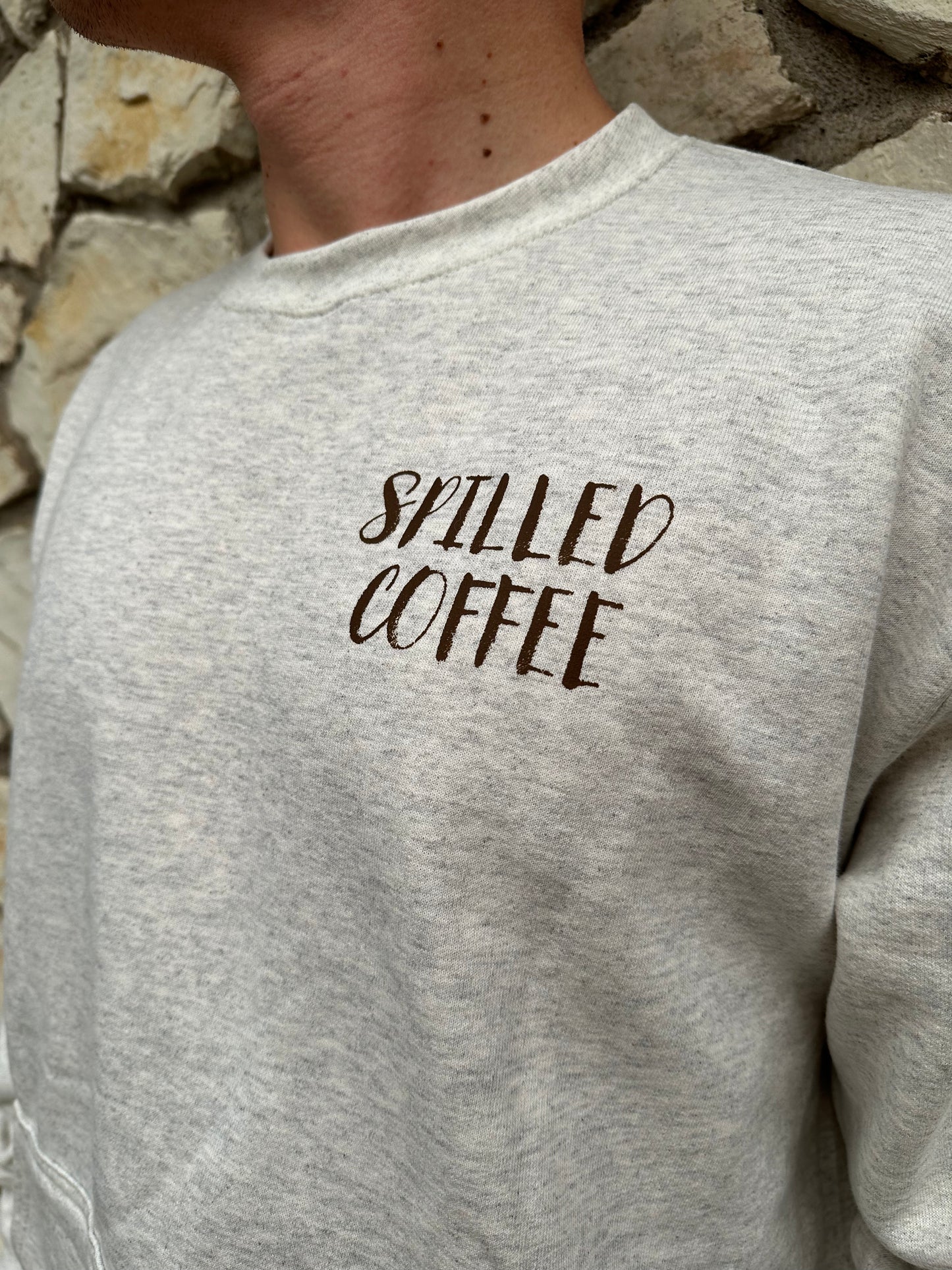 Spilled Cup Logo Crewneck